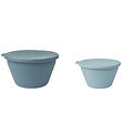 Liewood Skåle - Silikone - Foldbare - 2-pak - Dale - Sea Blue/Wh
