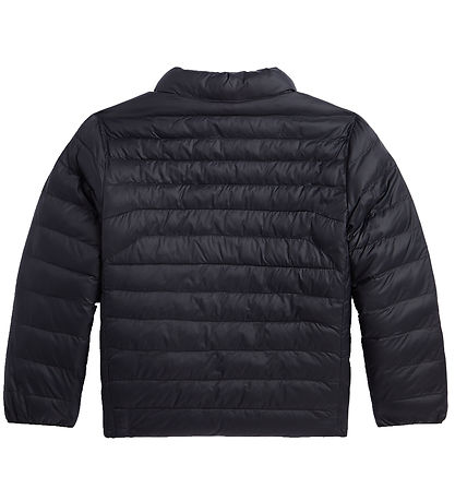 Polo Ralph Lauren Dynejakke - Vendbar - Sort/Grå