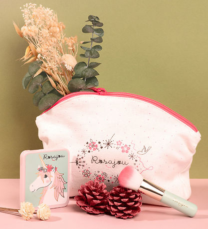 Rosajou Sminkesæt - Blush mm. - 4 Dele - Rosa