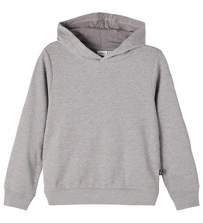 Name It Hættetrøje - Noos - NkfNasweat - Grey Melange
