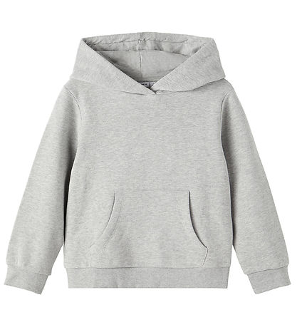 Name It Hættetrøje - Noos - NkfLena - Grey Melange