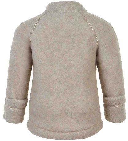 Mikk-Line Cardigan - Uld - Melange Offwhite