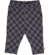 Müsli Bukser - Jacquard - Tower Grey/Night Blue/Desert Green