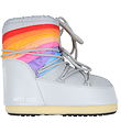 Moon Boot Vinterstøvler - Icon Low Rainbow - Glacier Grey