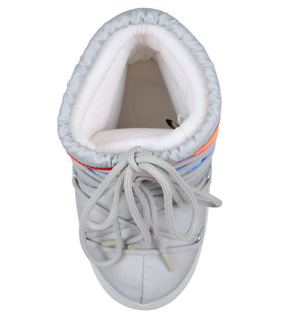 Moon Boot Vinterstøvler - Icon Low Rainbow - Glacier Grey