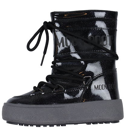 Moon Boot Vinterstøvler - JTrack Tube Glitter - Sort