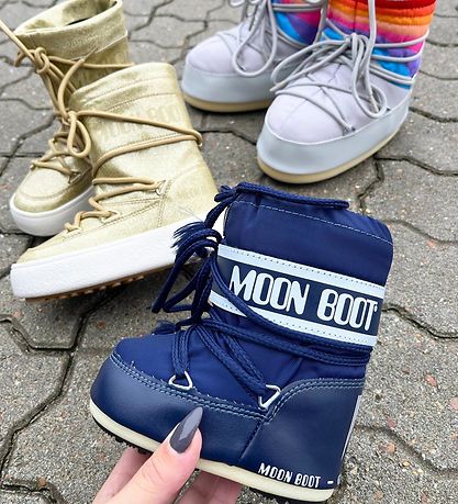 Moon Boot Vinterstøvler - JTrack Tube Glitter - Guld