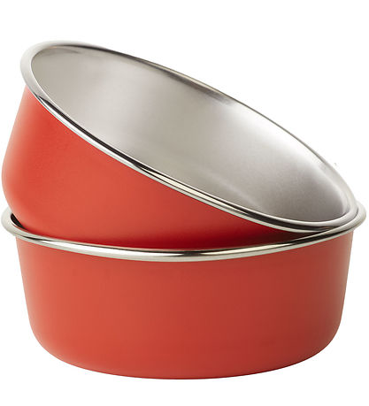 Liewood Skåle - Rustfrit Stål - 2-pak - Edgar - Apple Red