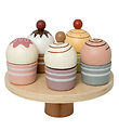 MaMaMeMo Legemad - Cupcakes På Kagefad - Træ 