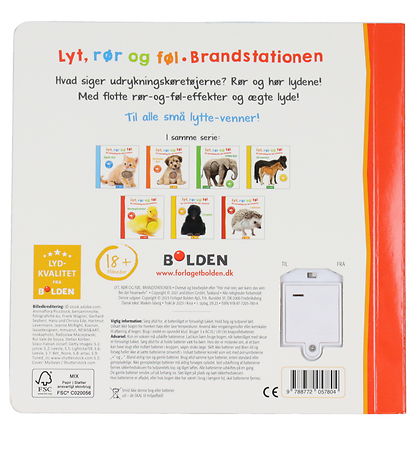Forlaget Bolden Bog m. Lyd - Lyt, Rør & Føl - Brandstationen - D