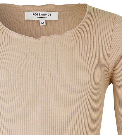 Rosemunde Bluse - Silke/Bomuld - Sand