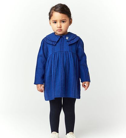 Bobo Choses Kjole - Baby Lurex Striped - Blå