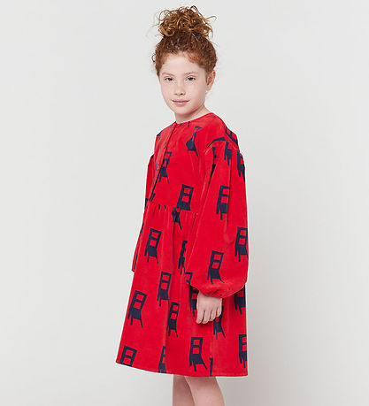 Bobo Choses Kjole - Velour - Have A Seat - Rød