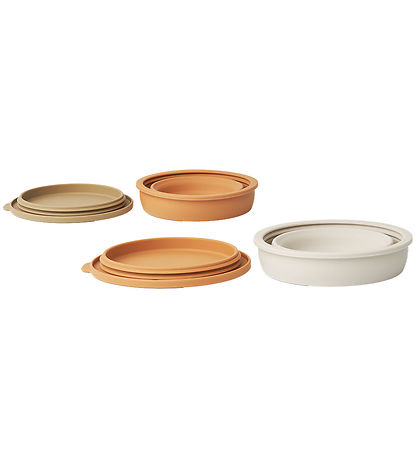 Liewood Skåle - Silikone - Foldbare - 2-pak - Dale - Almond Mult