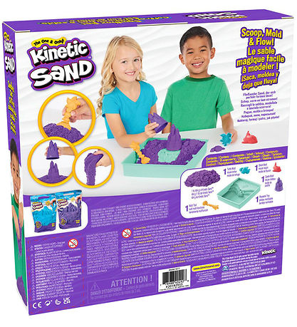 Kinetic Sand Sandsæt - 454 g - Lilla