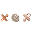Liewood Pacifiers - Silicone - 3-Pack - Size 2 - Paula - Rose Mu