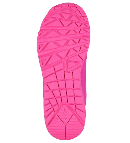 Skechers Sko - Uno Gen 1 - Neon Glow - Hot Pink