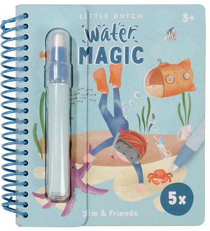 Little Dutch Magical Water Coloring Book - Jim & Friends