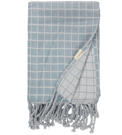 Fabelab Tæppe - Grid - Cottage Blue