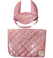 by ASTRUP Sadelunderlag Til Kæpheste - Pink m. Glimmer