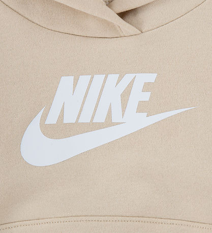 Nike Sweatsæt - Sanddrift m. Hvid