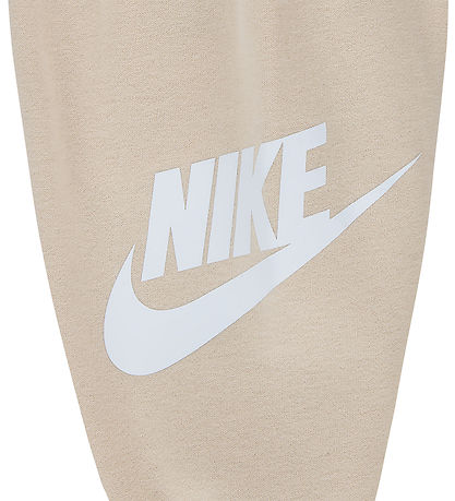 Nike Sweatsæt - Sanddrift m. Hvid
