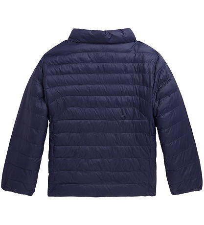 Polo Ralph Lauren Dynejakke - Vendbar - Navy/Rød