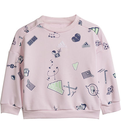 adidas Performance Sweatsæt - I Bluv Jogger - Pink/Grå