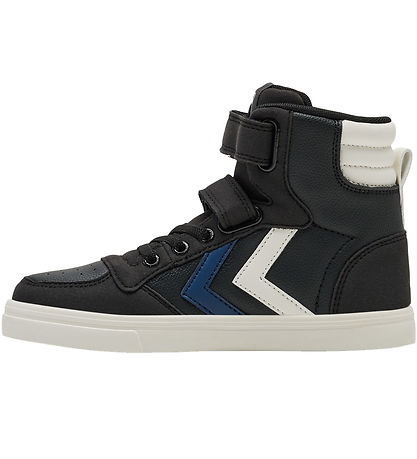 Hummel Støvler - Slimmer Stadil Leather High JR - Sort/Blå