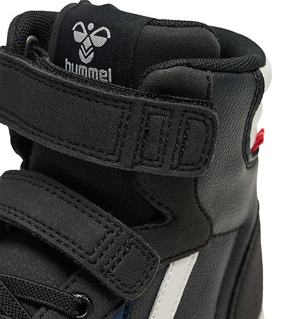 Hummel Støvler - Slimmer Stadil Leather High JR - Sort/Blå