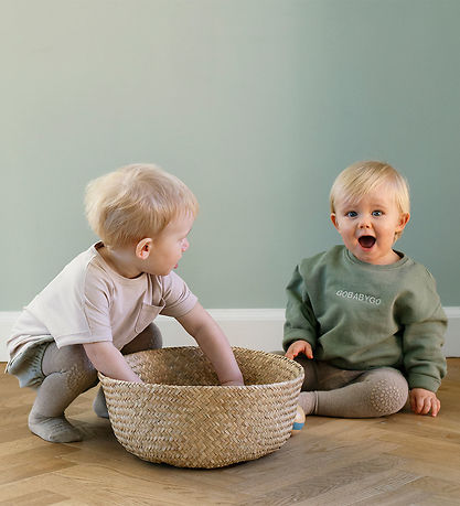 GoBabyGo Kravlestrømpebukser - Uld - Sand