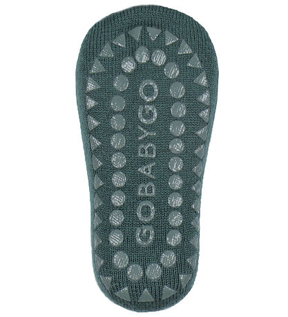 GoBabyGo Skridsikre Strømper - Uld - Forrest Green