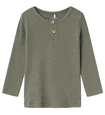 Name It Bluse - Rib - Noos - NmmKab - Dusty Olive