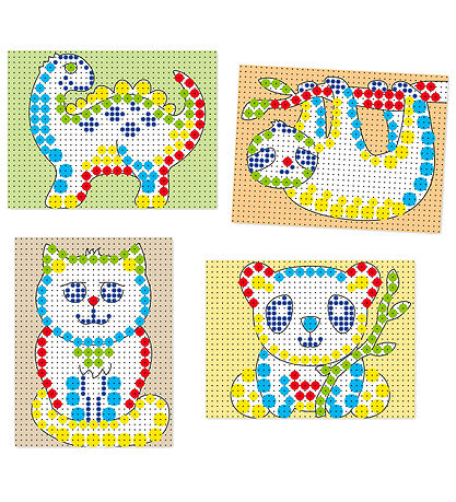 Quercetti Stiftmosaik - Fantacolor Tab - 150 Dele - 923