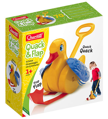 Quercetti Skubbedyr - Quack & Flap - Ælling