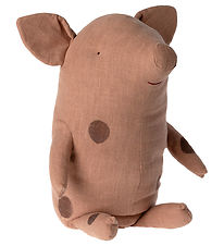 Maileg Bamse - Trøffelgris - Stor - 36 cm - Vintage Rose