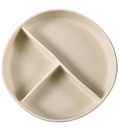 Mikk-Line Tallerken - Silikone - 3 Rum - White Swan