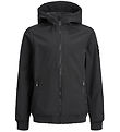 Jack & Jones Softshelljakke m. Fleece - Noos - Sort