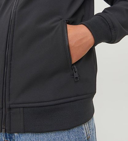 Jack & Jones Softshelljakke m. Fleece - Noos - Sort