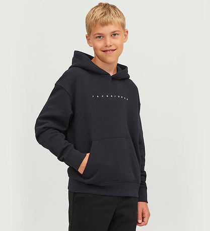 Jack & Jones Hættetrøje - JjeStar - Noos - Sort
