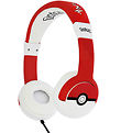 OTL Høretelefoner - Pokemon - On-Ear Junior - Pokeball - Rød/Hvi