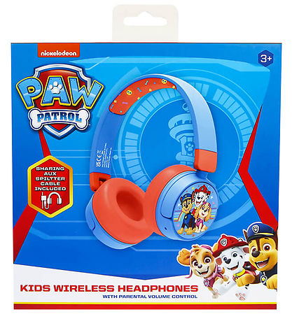 OTL Høretelefoner - Paw Patrol - On-Ear Junior - Wireless - Rød/