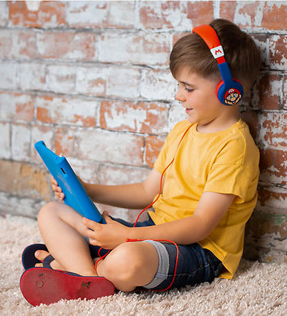 OTL Høretelefoner - Super Mario - Junior On-Ear - Mario - Rød/Bl