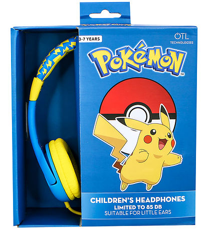 OTL Høretelefoner - Pokemon - On-Ear Junior - Pikachu - Blå/Gul