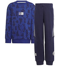 adidas Performance Bluse/Bukser - LK DY 100 - Blå/Navy/Sølv