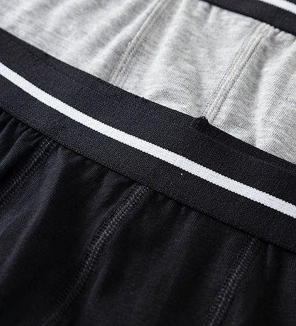 Name It Boxershorts - Noos - NkmBoxer - 3 pak - Sort/Grå
