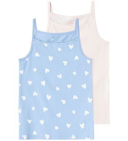 Name It Undertrøje - Noos - NkfStrap Top - 2-pak - Serenity 