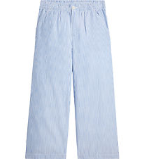 Polo Ralph Lauren Bukser - Seersucker - Blå/Hvidstribet