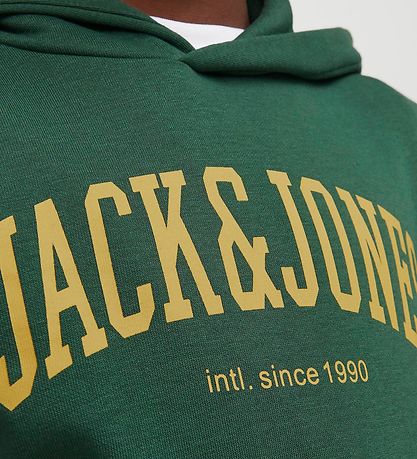 Jack & Jones Hættetrøje - JjeJosh - Dark Green