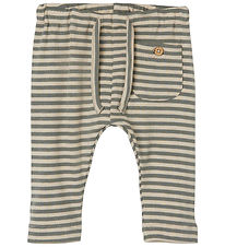Lil Atelier Bukser - Rib - NbmGago - Noos - Fog/Agave Green